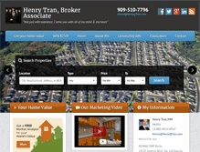Tablet Screenshot of henryqtran.com